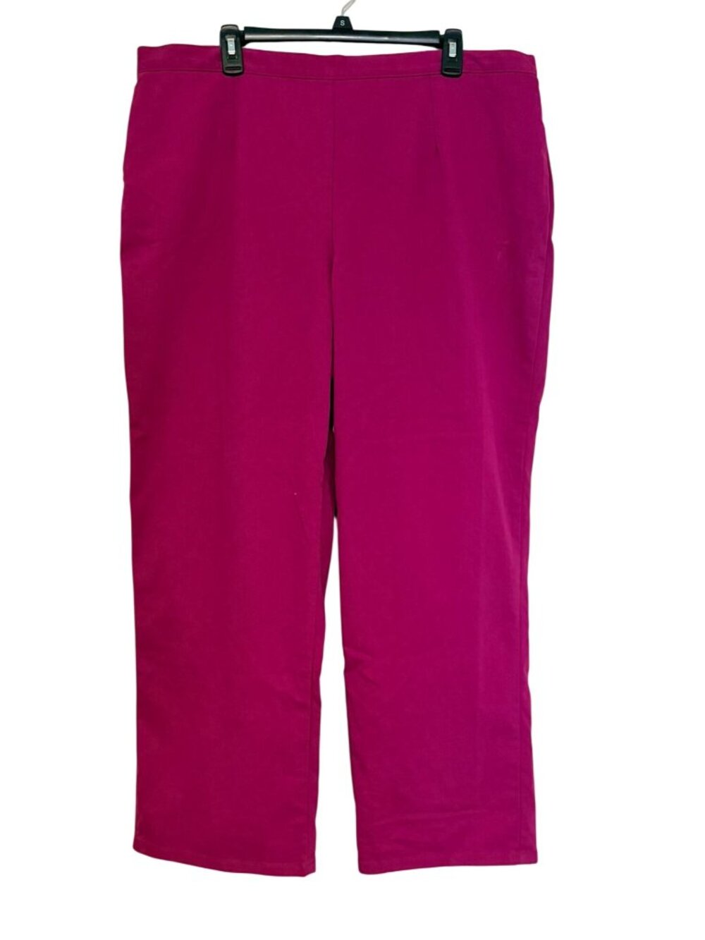 New NWT Alfred Dunner 'Panama CIty' Hot Pink Pull-On Slacks Size 20W